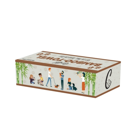 Bambus-Pflegetücher 50x100 cm für Haustiere – sanft & saugstark