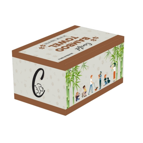 Bambus-Pflegetücher 70x140 cm für Haustiere – sanft & saugstark