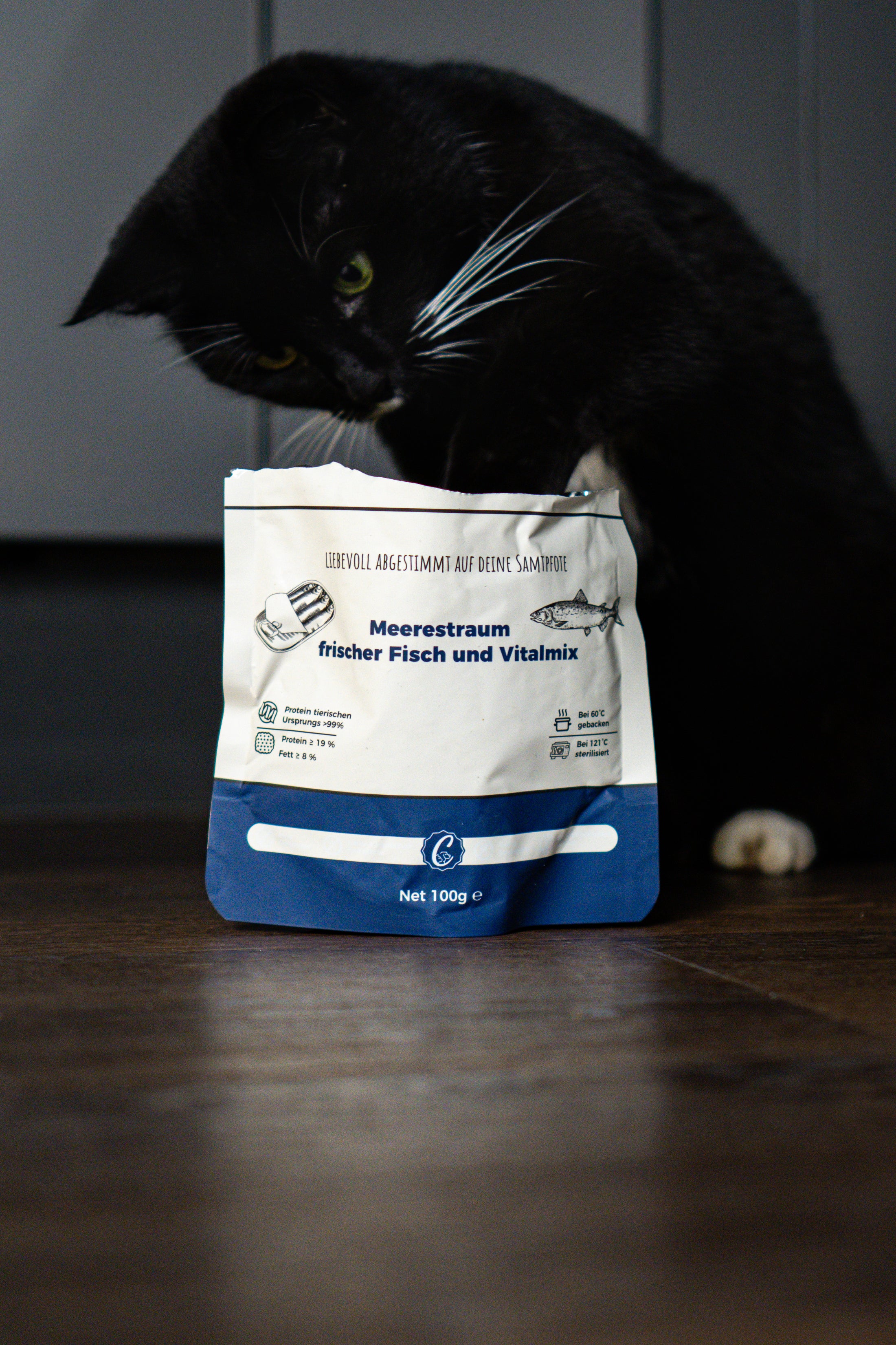 Premium-Katzenfutter - 100 g  Fisch