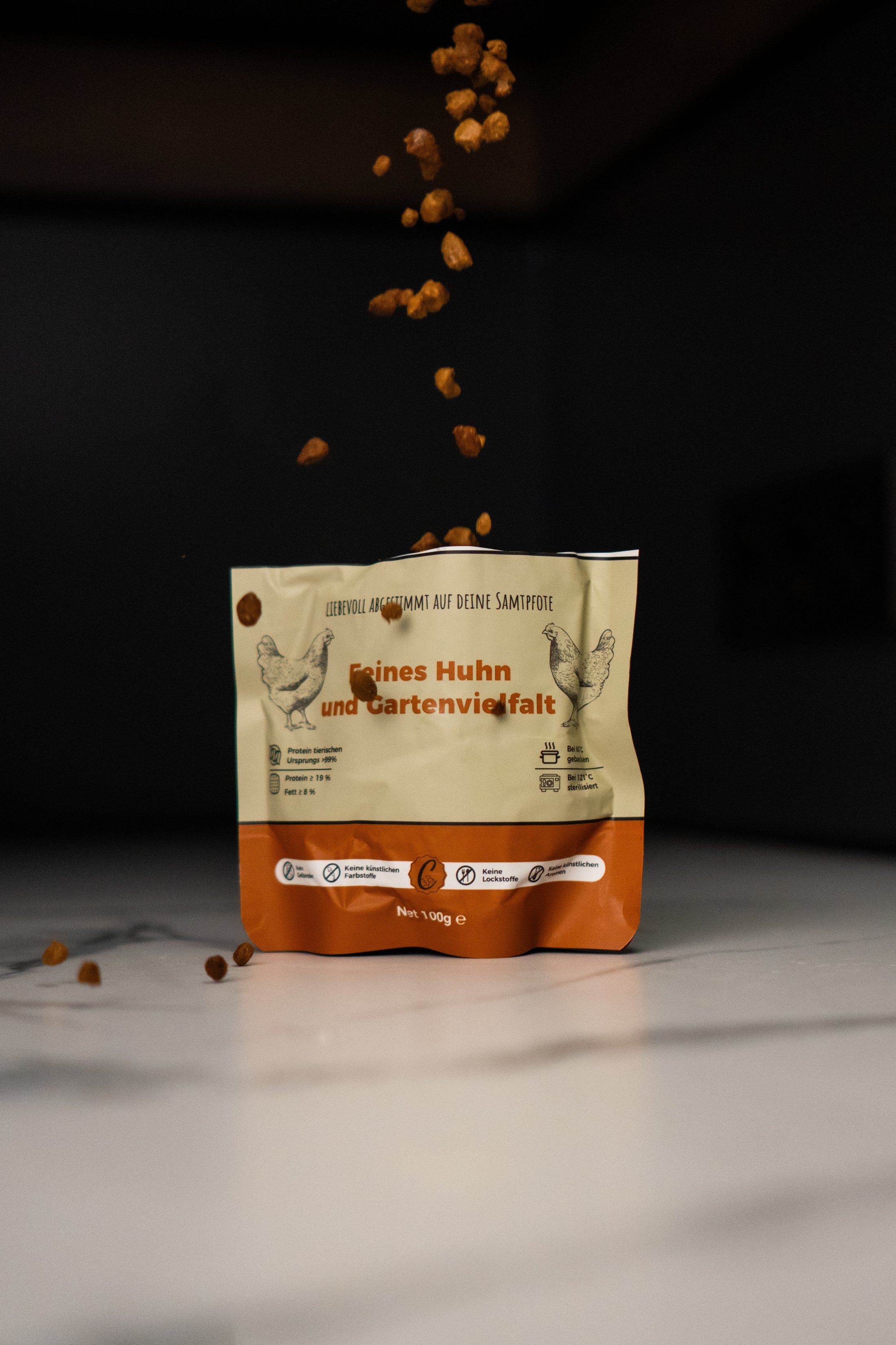 Premium-Katzenfutter - 100 g Huhn