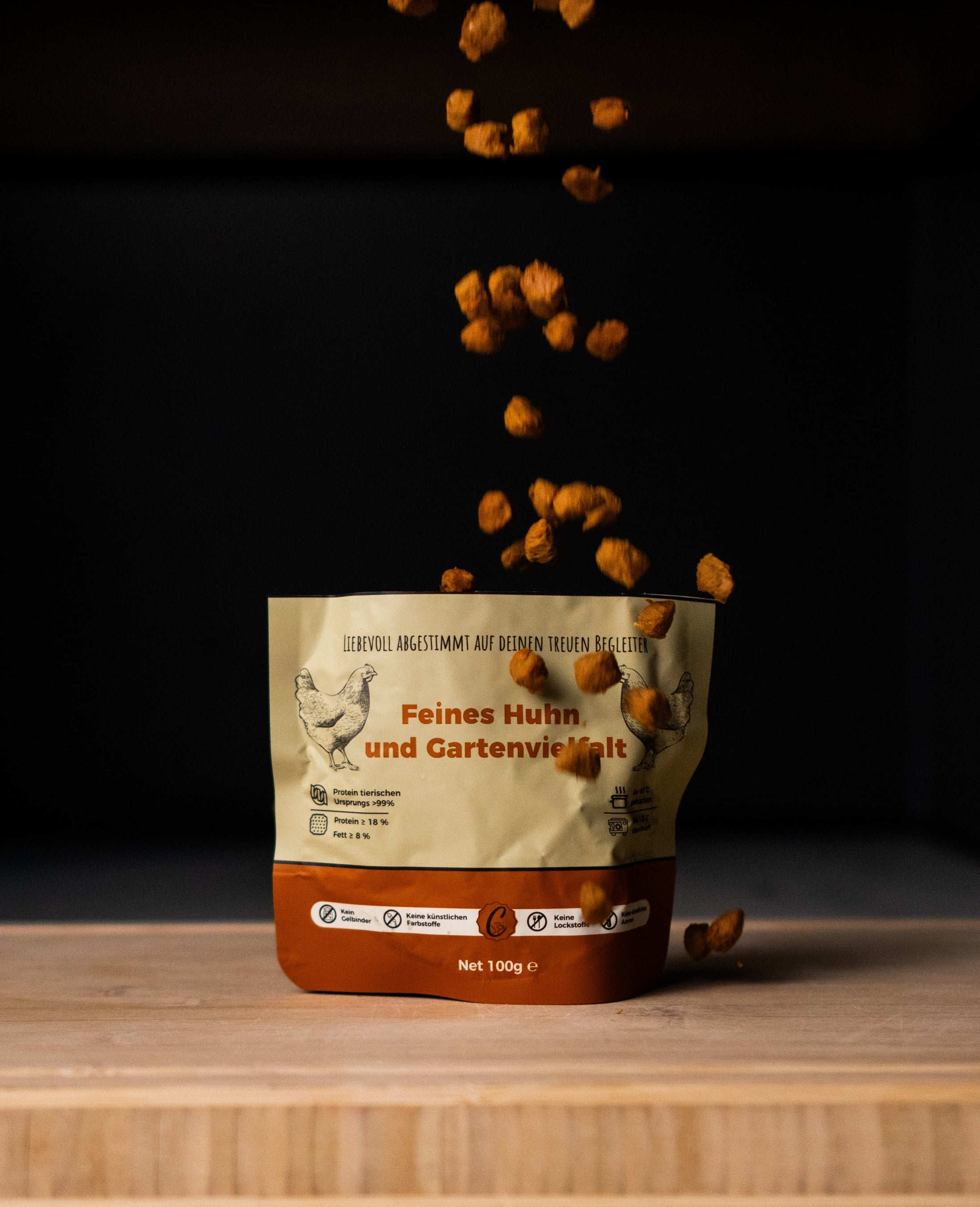 Premium-Hundefutter - 100 g Huhn