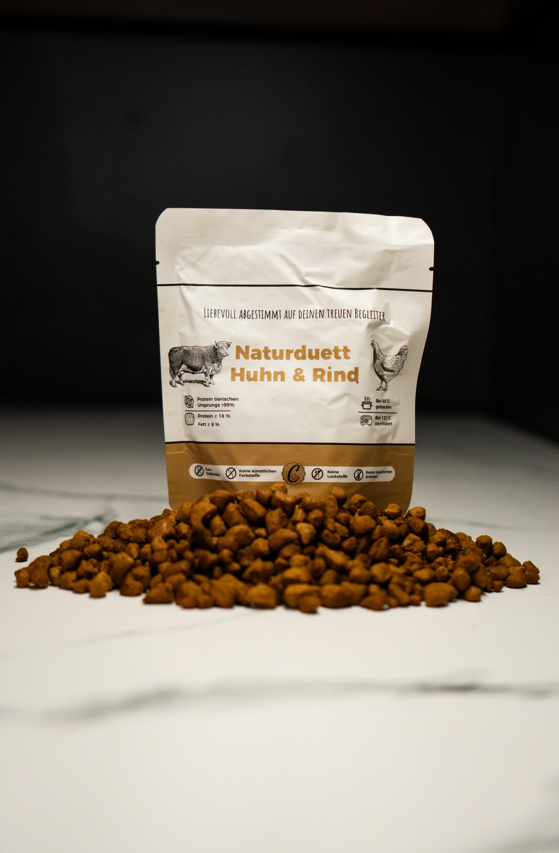 Premium-Hundefutter –  Huhn & Rind 1,2 kg